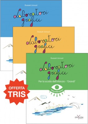 Laboratori grafici per la scuola dell'infanzia - Offerta Tris 